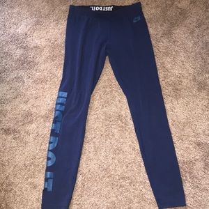 Nike blue leggings